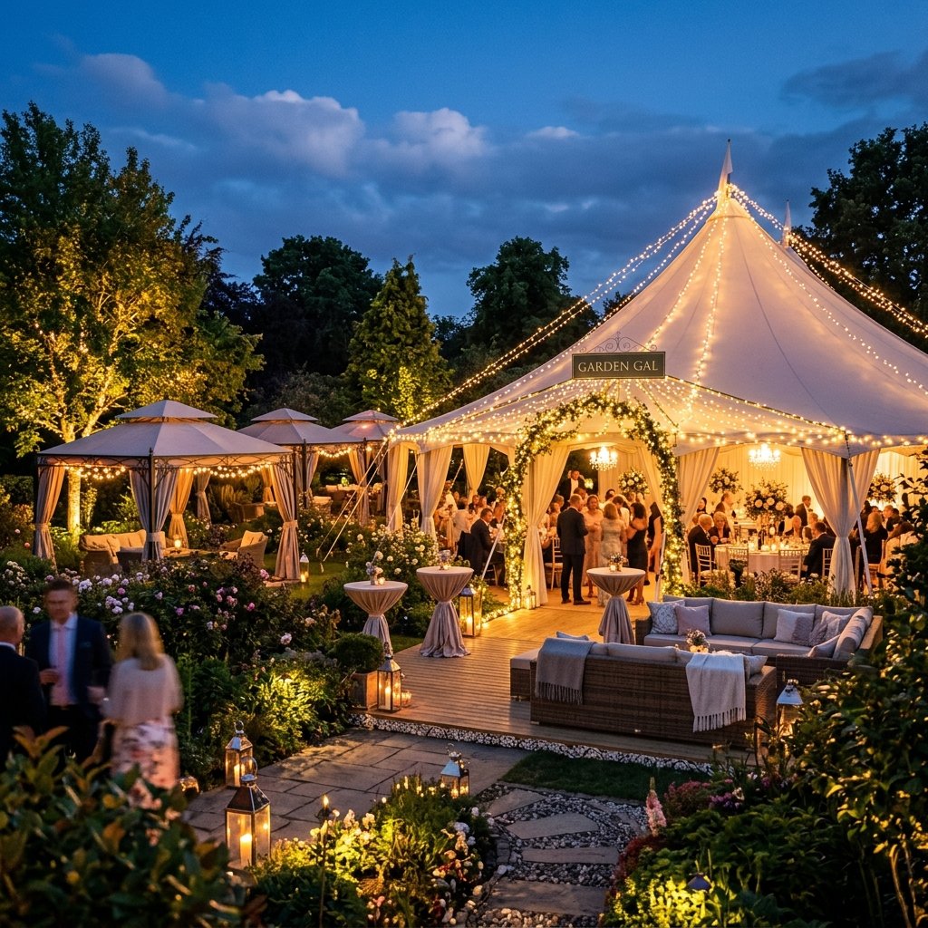 Outdoor event tents